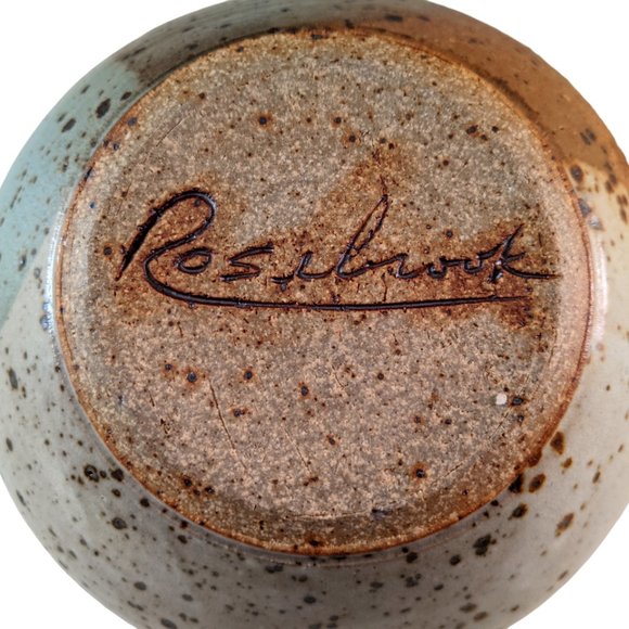 Original Paseo Rosebrook Stoneware Jewelry Box / Container Glazed Jar - Picture 7 of 8